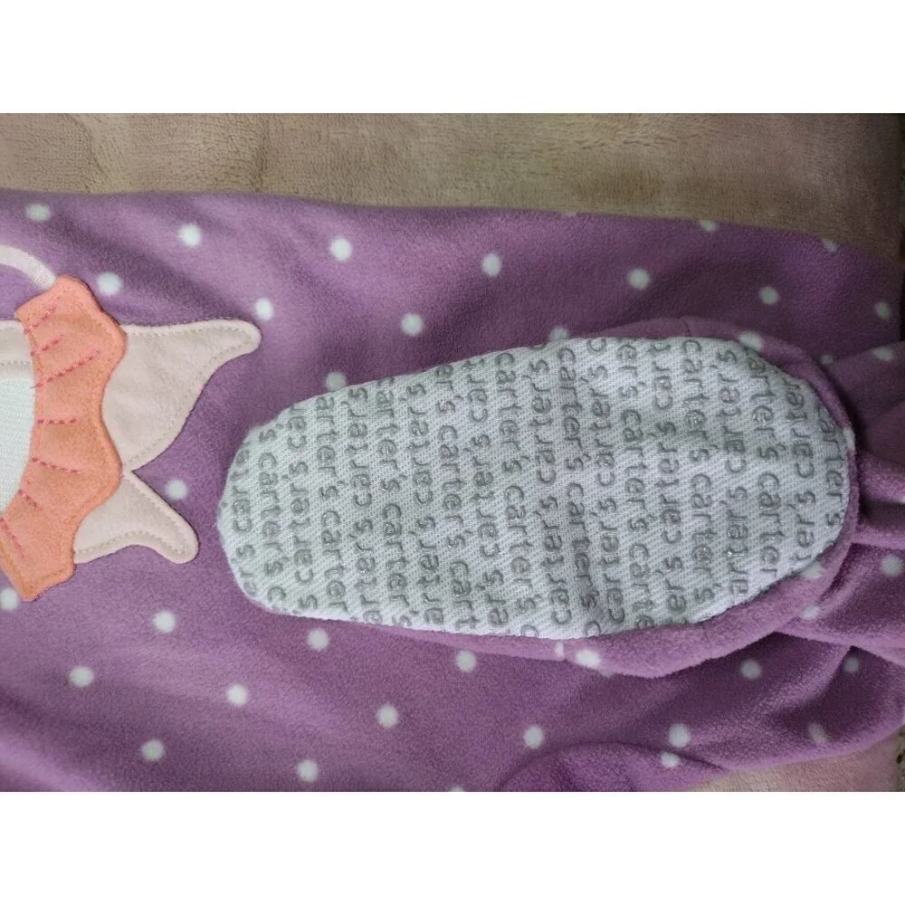 CARTER'S, sleeping game, violet color with white balls, for girls, size 3T/3A